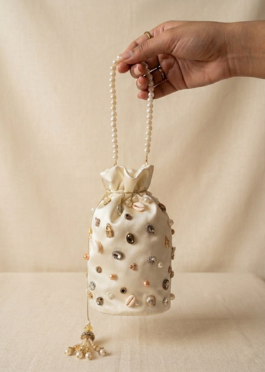 JUGNU- Off-White Potli