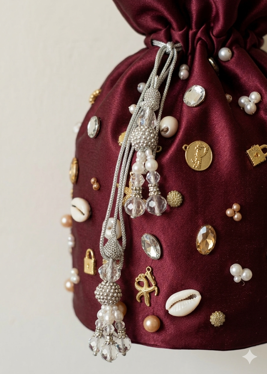 JUGNU- Maroon Potli