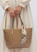 Black Striped Tote