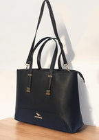 Black Leather Tote