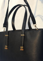 Black Leather Tote