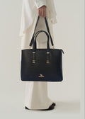 Black Leather Tote