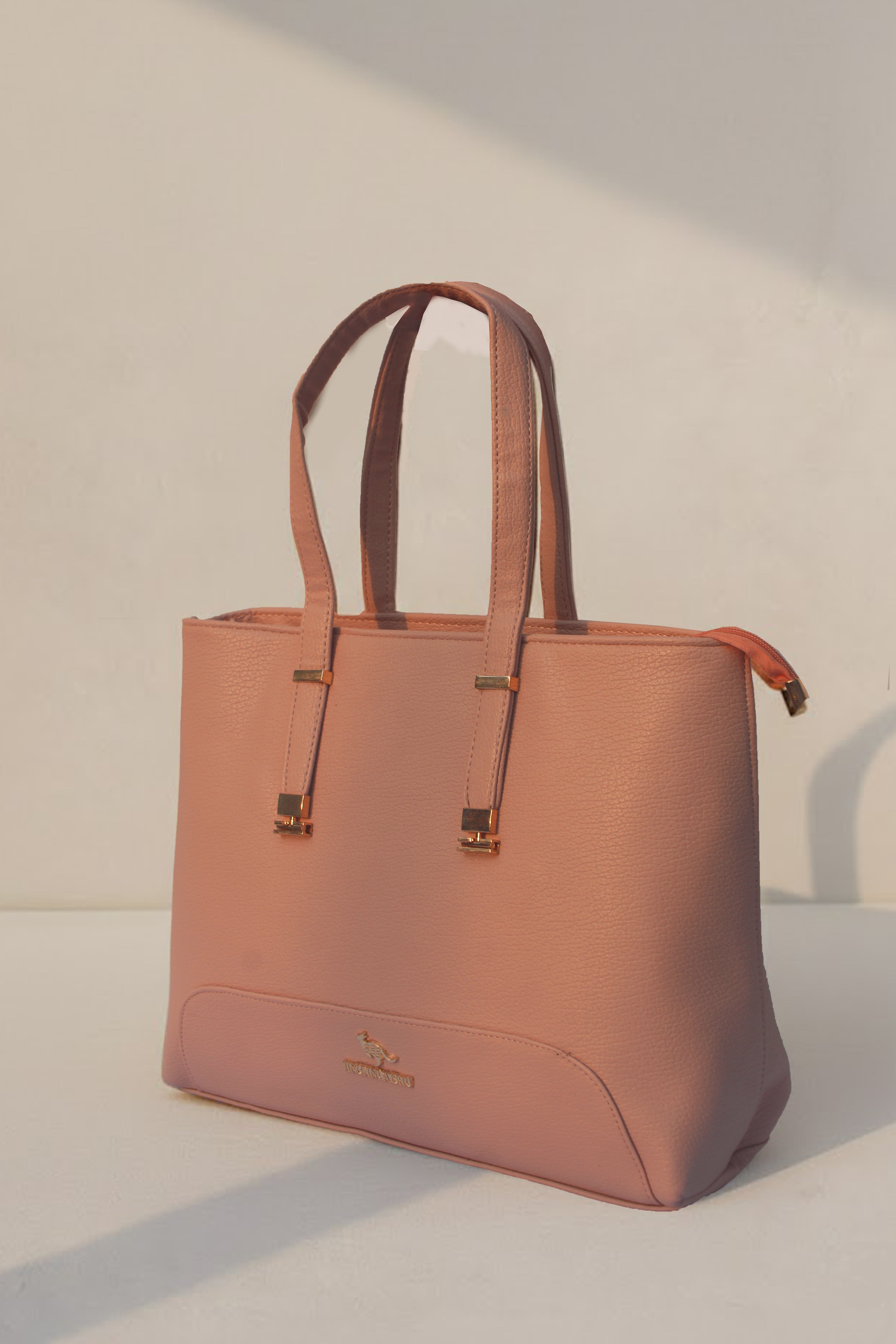 Off White Leather Tote